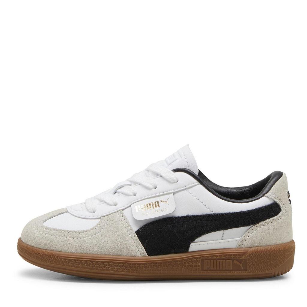 Puma Childrens/Kids Palermo Leather Low Cut Flat Trainers