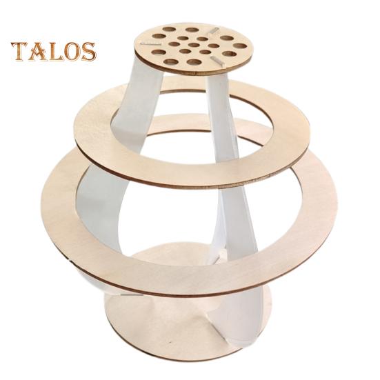 

Деревянная головоломка ваза для цветов с держателем стебля прочный блок для самостоятельного изготовления подставка для цветочного букета украшение для домашнего офиса B