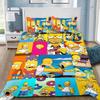 Copripiumino Federa Set Biancheria da Letto Cartone Animato S-Simpsonss Adulto Ragazzo Ragazza Decorazione Camera da Letto Regalo per Bambini Singolo Matrimoniale Grande Taglia