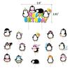 Penguin-themed Party Decoration Set, Penguin Banner Cake Insert, Balloon Set, Children's Birthday Party Supplies