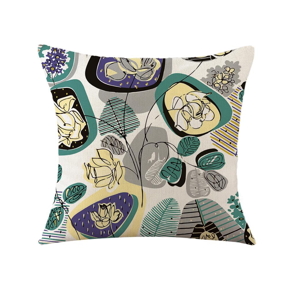 Pillow New Plant Pillow Bedside Backrest Sofa Living Room Decorative Pillow Pillow Small Quantity