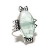 Prehnite Gemstone Handmade 925 Sterling Silver Jewelry Ring Size Adjustable SU-10568