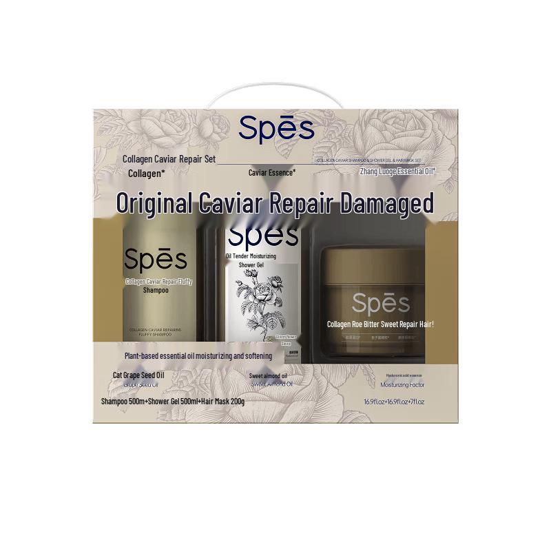 Spes Collagen Caviar Shampoo Set