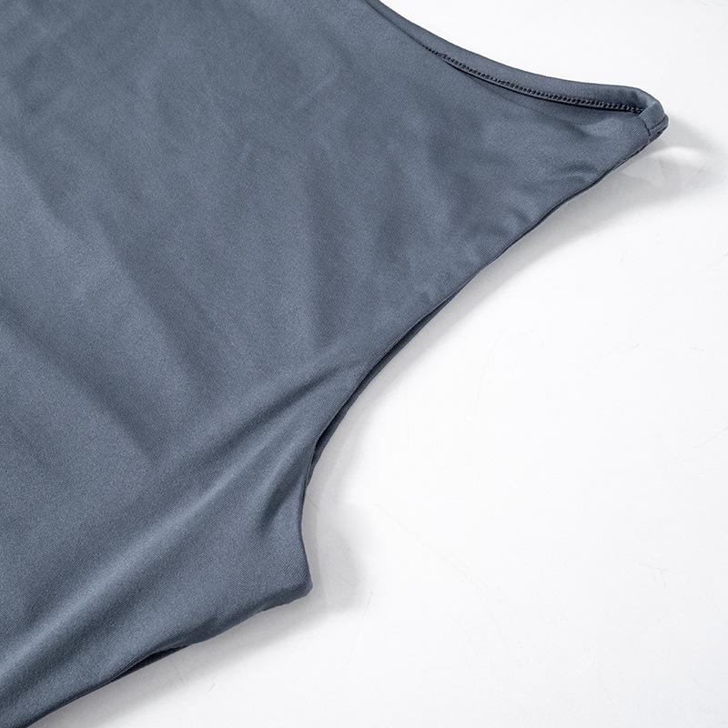 Letní ležérní móda Mini bez rukávů Zavinovací Y2K Základní Vesta Šaty Oufity Sexy Elegantní Ženy Klubová Párty Večerní Šaty