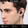 QKZ ZXT Monitor-Level Wired Gaming Earphones with Mic for Sports and Running