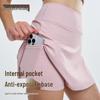 Women's High-Waist Athletic Skort with Inner Pocket - Spring/Summer Collection