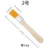 10 Pcs Yellow Nylon Flat Brush Oil Painting Nylon Brush Art Brush Wooden Oil Painting Brush Flat Brush