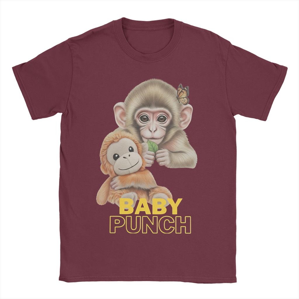 Baby Monkey Punch Cute Monkey Punch TShirt Summer Cotton TShirts For Unisexs Fashion Loose Tshirt ShortSleeved YK Funny Tops