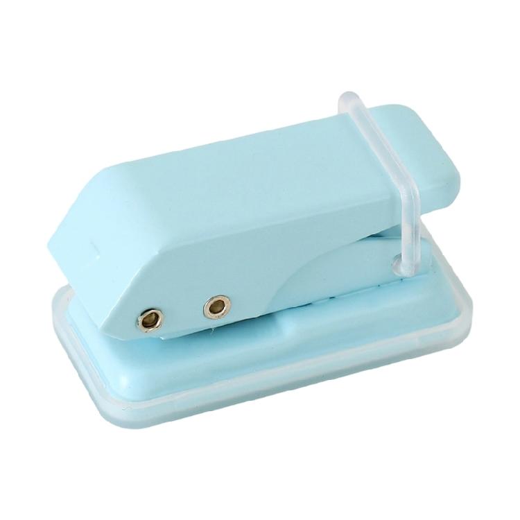 Plastic Hole Puncher For Multi Page Documents Smooth Punching Mechanism Travel Friendly Design Ideal Study Office Tool
