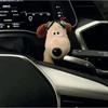 Plush Puppy Clutch Decoration Car Wiper Turn Signal Switch Decoration Cute Dog Car Wiper Doll Interior Accessories