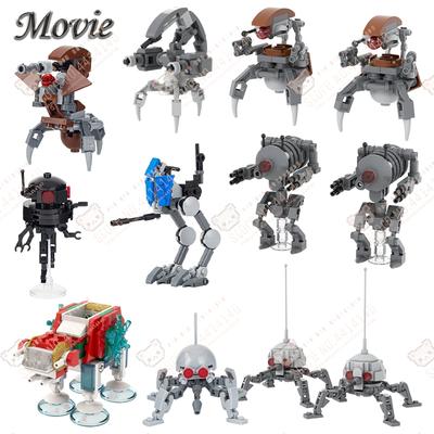 Interstellar Movie Droids MOC Building Blocks DIY Sci-Fi Spider Destroyer Battle Robot Models Bricks Assembly Toys For Kids Gift