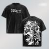 Re:ZERO Anime Printed T-shirt For Men's Clothing Harajuku Washed Oversized T Shirt Summer Short Sleeve 100% Cotton Tees Tops