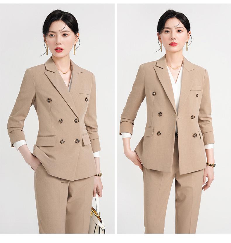 Elegant Women's Professional Spring/Autumn Suit for Work and Interviews