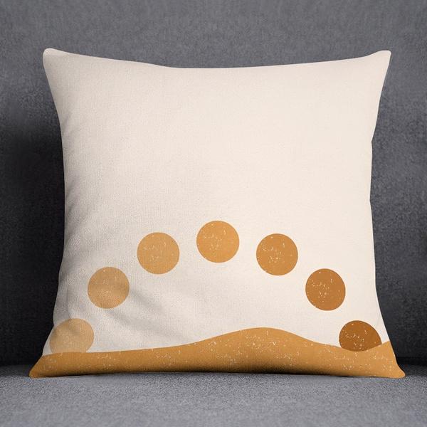 Square Decorative Pillowcase Abstract Pattern Living Room Sofa Cushion Waist Cushion Pillowcase Home Decoration 45cmx45cm