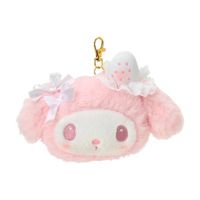Sanrio My Melody Tarjetero con Cara (Hora del té de fresa blanca) Japón NUEVO