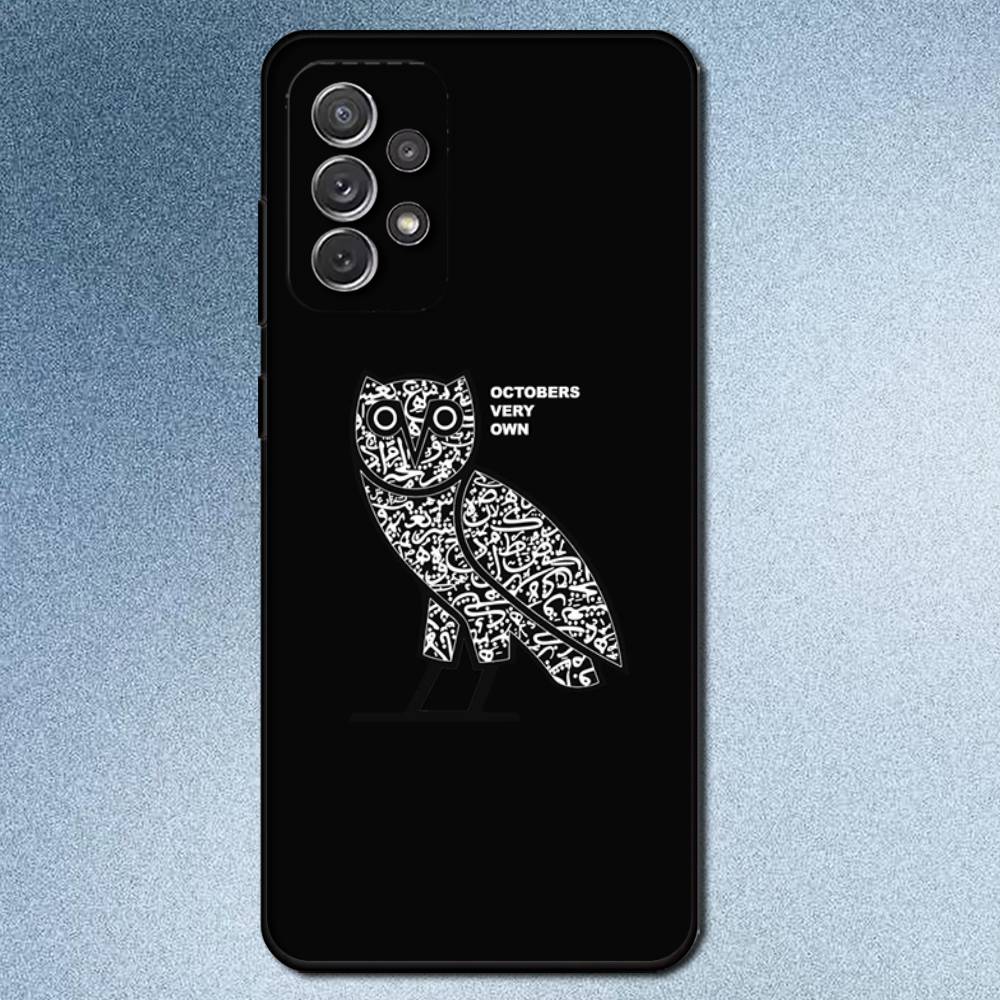 Drake O-OvO OWL Phone Case For Samsung S25,S24,S21,S22,S23,S30,Ultra,S20,Plus,Fe,Lite,Note,10,9,5G Black Cover