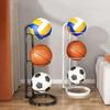 For 2/3/4/5Layers Basketball Storage Rack Indoor Children Balls Placed Rack Football Volleyball Basketball Holder Balls Metal St