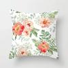 Serie con motivo floreale e di farfalle, federa per cuscino decorativa, fodera per cuscino in poliestere, federa per cuscino decorativo per divano,(2)