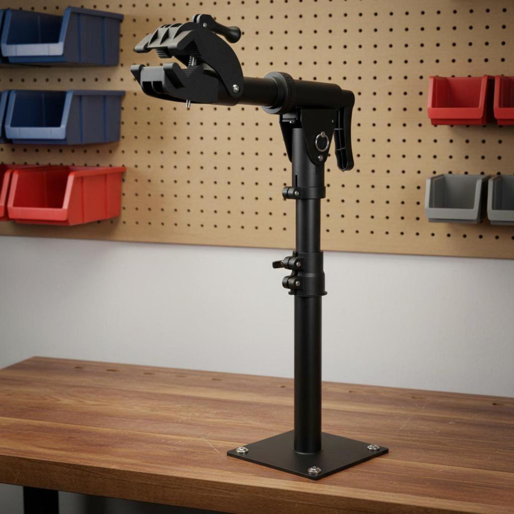 Desktop Bike Repair Stand Degree Rotation Cycle Support for Workshop