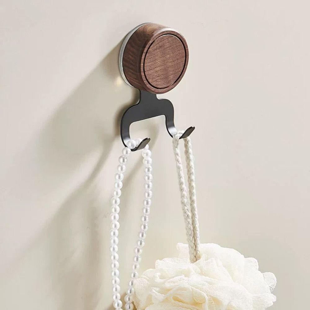 Double Hook Suction Cup Hooks Waterproof Storage Holder Practical Wall Hook  Kitchen