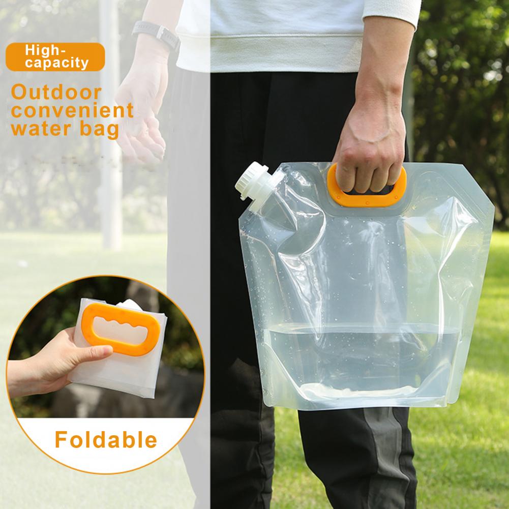 Water Bucket Bag Environmental Water Container Bag PE Food Grade Materials  Unique PE Reusable Water Lifting Carrier