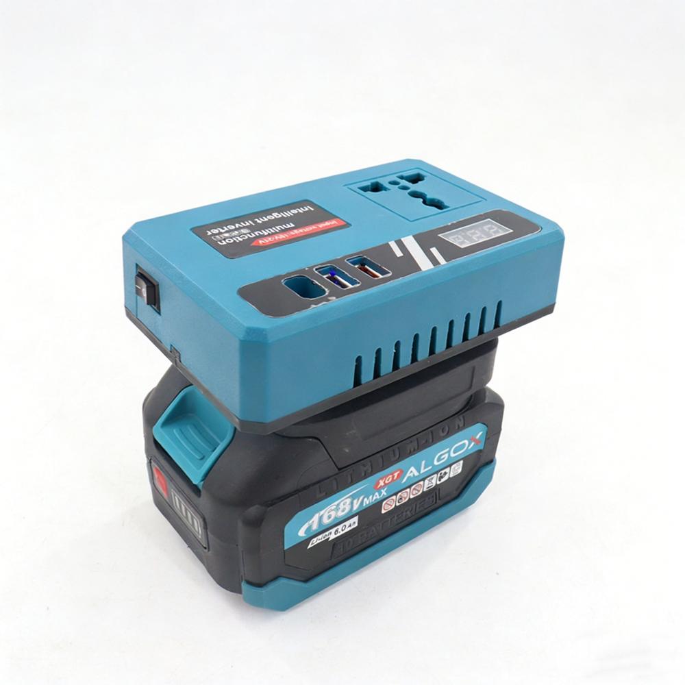 110V 120W USB Power Bank for Makita 18V Li-ion Battery Portable Intelligent Inverter Converter Transformer Outdoor Work Inverter