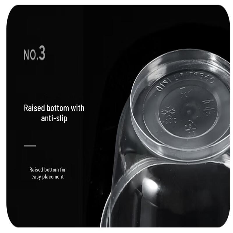 Круглые прозрачные пластиковые стаканчики Xiu Guangming