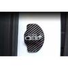 Carbon Fiber Door Buckle Protection Cover Trim 2PCS For Tesla Model X 2016-