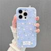 Minimalist floral print case suitable for Apple iPhone 17, iPhone 16, iPhone 15 Pro Max, new style for 14-year-old girls, 13-year-old girls.