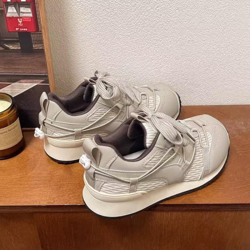 Sports Forrest Gump Shoes Women's 2025 Spring New Casual Versatile Lightweight Non-slip Lace-up Breathable German Training Single Shoes