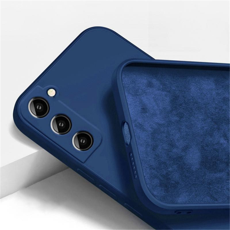 

Мягкий силиконовый чехол из жидкого силикона с квадратными конфетами для Samsung Galaxy S23 Ultra S22 S21 Plus A54 A53 A33 A73 A04S A14 A23 A24 A34 M53 M33 M32 4G 5G гелевая задняя крышка For Samsung Galaxy A34 5G темно-синий