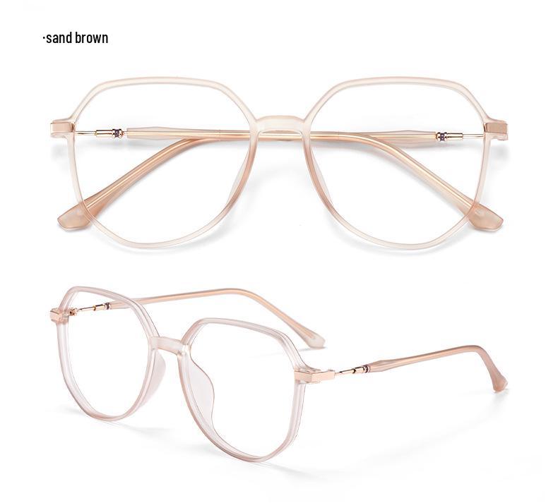 Gradient Blue Glasses: Myopic Women's Prescription, Anti-Blue Light, Face Slimming, Stylish Frames, Expert Fitting.