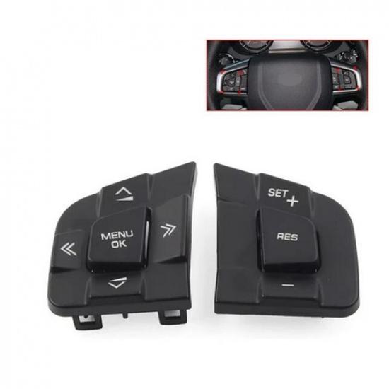 Steering Wheel Switch Button Cover Trim For Land Rover Discovery Sport 2015-