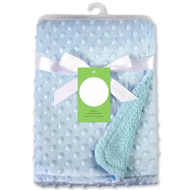 

Newborn Baby Warm Blankets Fleece Thermal Plush Stroller Sleep Cover Animation Beanie Infant Bedding Swaddle Wrap Kids Bath Towel