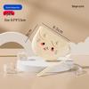 Boîte de Rangement et de Nettoyage Portable en Silicone pour Aligneurs et Contention Orthodontiques