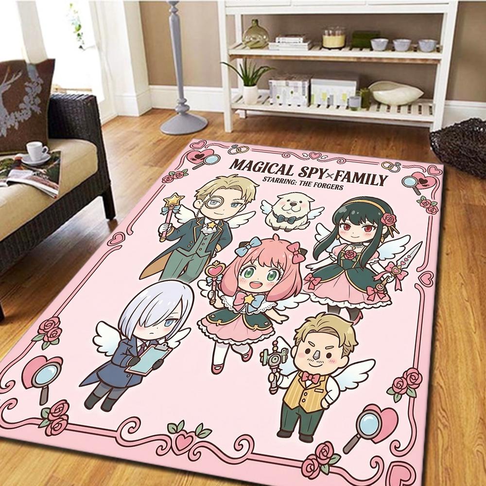 SPY FAMILY Living Room Carpet, Bedroom Decor, Home Cool Movie Mat Play Floor Mat -HE62