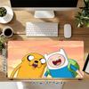 1Pc Adventure Time Friendship Gaming Mouse Pad Keyboard Desk Mat Non-slip Rubber Lock Edge Waterproof Computer Mousepad for Office Home Decor S1111