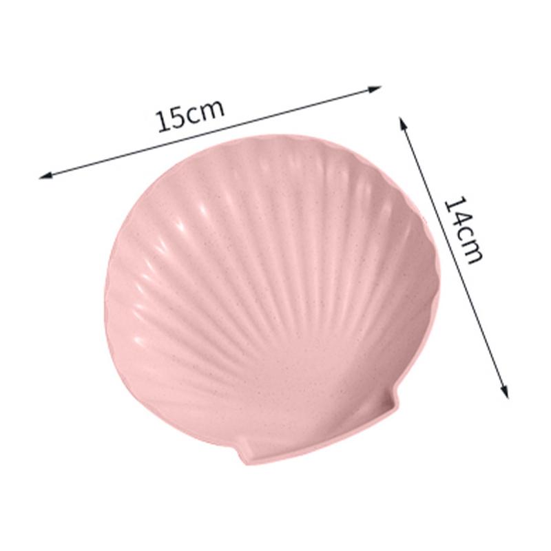 3Pcs Creative Plastic Fruit Plate, Snack Plate, Vegetable Plate, Bone Spitting Plate Snack Plate Nut Plate Dessert Plate