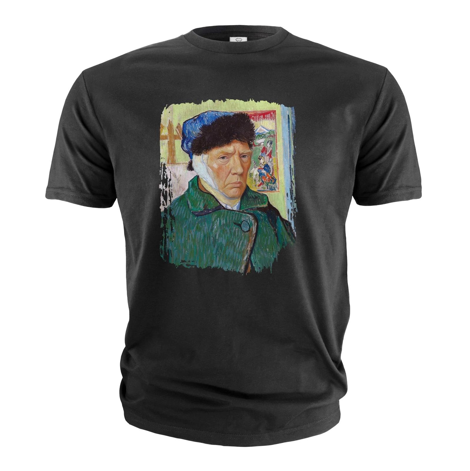 Funny Trump Van Gogh Tee Shirt Trump s Ear Shirt Donald Trump Tee Shirts XXL