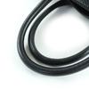 Great HIROFU Handbag Front Logo All Leather Tote Bag Black Leather Women Used