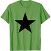 Cool Big Large Black Star T-Shirt