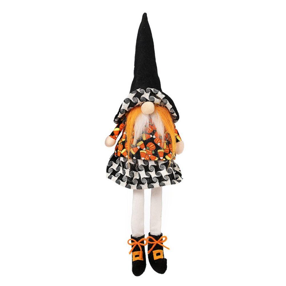 Cartoon Long Legged Gnome Doll Unique Faceless Gnome Ornaments Halloween Decor