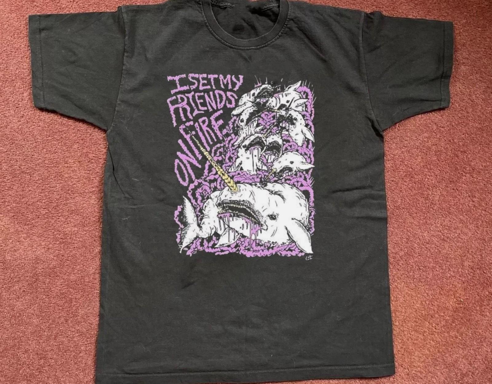 

I Set My Friends On Fire Черная футболка унисекс S-4XL M