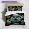 Newcastle United Football Printed 3 Pieces Bedding Set, Comfortable Skin Friendly Bedroom Duvet Cover Set