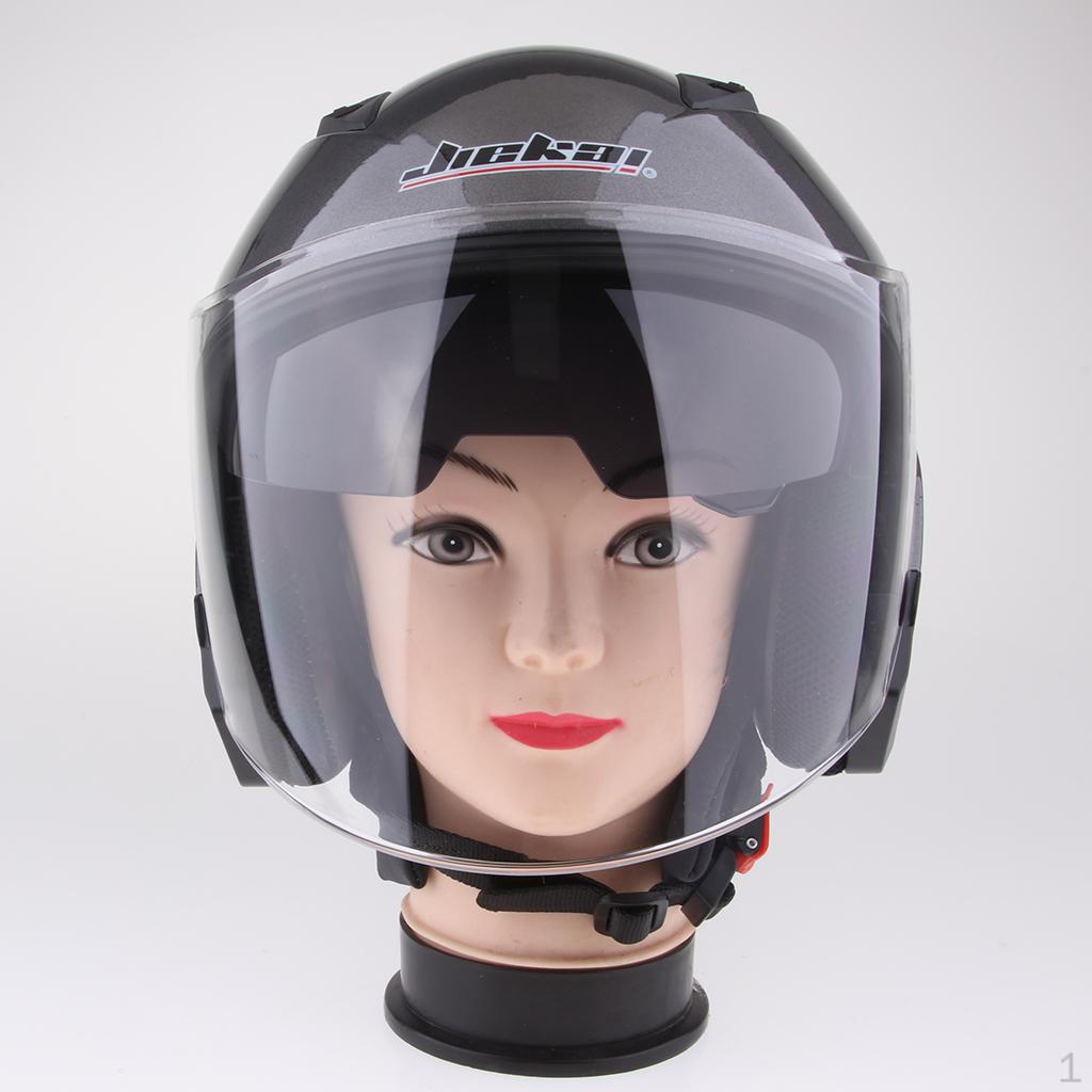 3/4 Open Helmet with Shield - Pick Size & Color