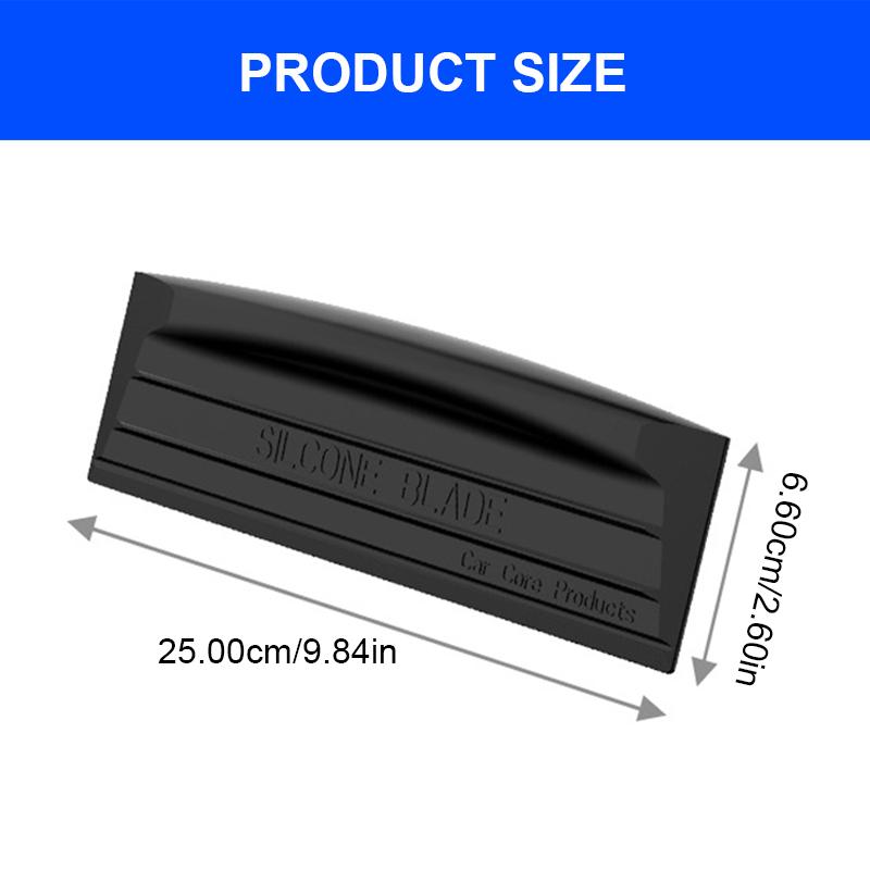 SEAMETAL Silicone Car Wash Wiper Blade Car Glass Window Washing Tools Scraper Window Mirror Cleaning Windshield