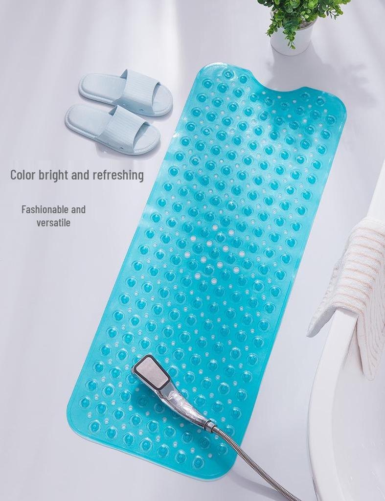 40x100cm Rutschfeste Badematte: Massage-Fußpad für Dusche und Badewanne