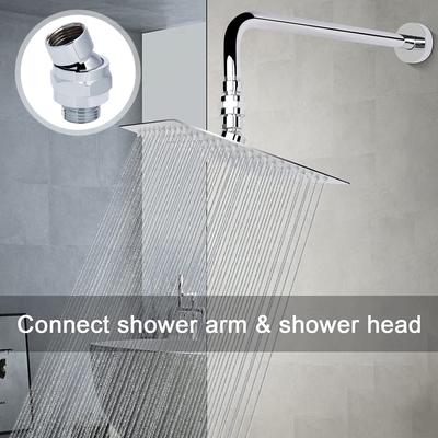 Dusche Verbinder Kugelgelenk Ersatz Duschkopf Schwenkkugel Adapter Messing Verstellbarer Duscharm Verbinder Langlebig