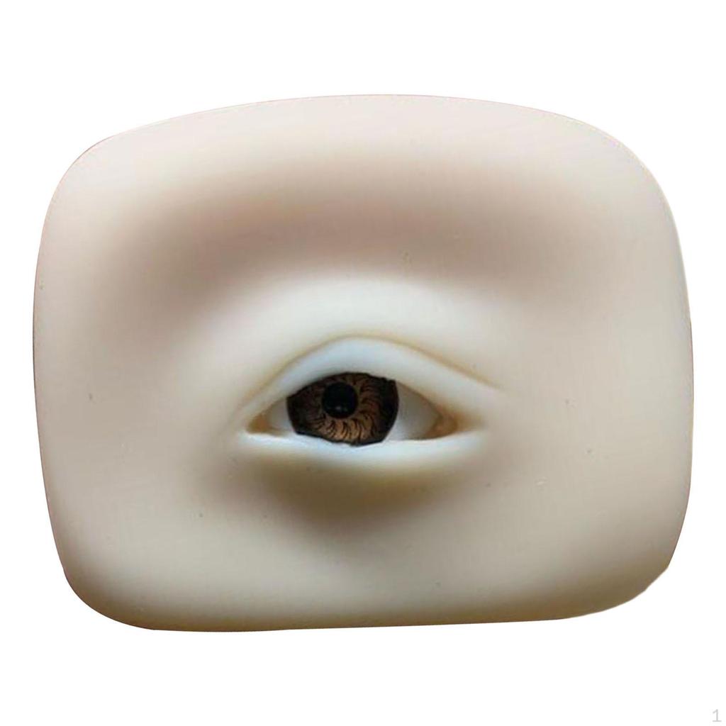 5D Practice Silicone Eye Supplies Lightweight Teaching for Beginner