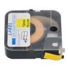 Etikettenband für MAX Line Maschine LM 380E LM 390A LM 370A LM 380A LM 380EZ 12mm 26.2ft Gelbes Selbstklebeetikettenband